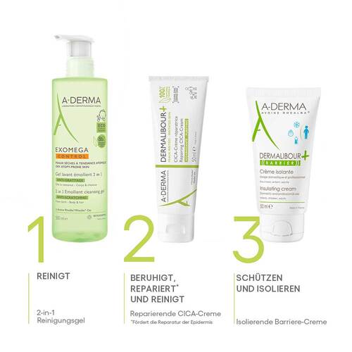 A-Derma Dermalibour + Cica reparierende Creme - 7