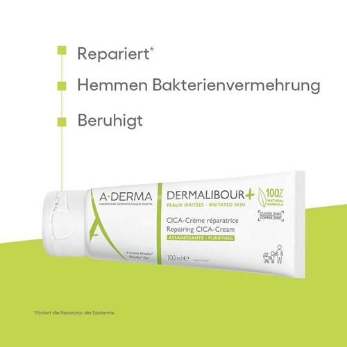 A-Derma Dermalibour + Cica reparierende Creme - 4