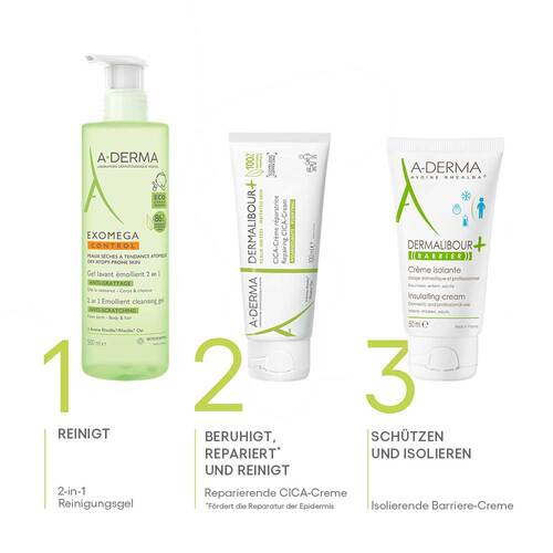 A-Derma Dermalibour + Cica reparierende Creme - 7