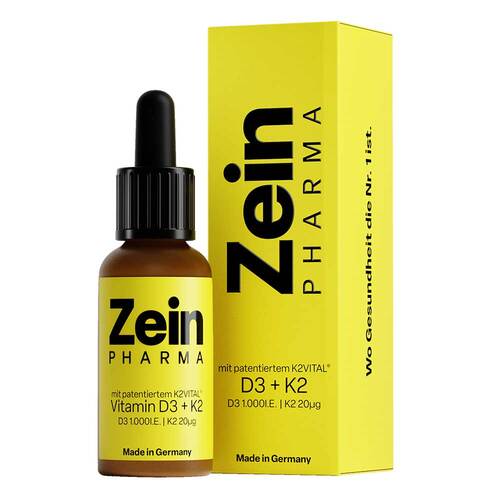 Vitamin D3 + K2 MK-7 Tropfen zum Einnehmen hochdosiert - 1