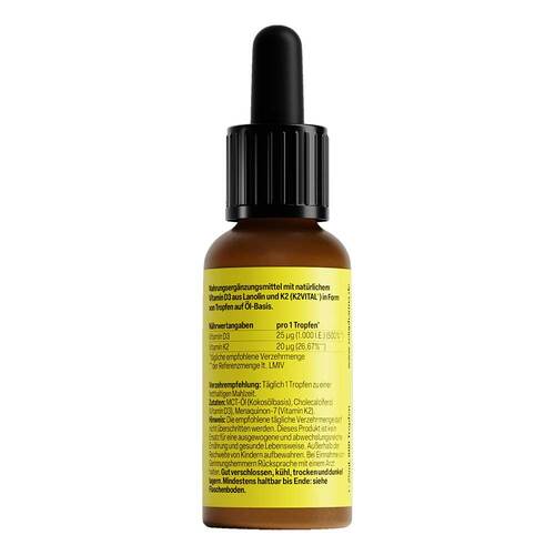Vitamin D3 + K2 MK-7 Tropfen zum Einnehmen hochdosiert - 3