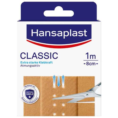 Hansaplast Classic Pflaster 8cm x1 m - 1