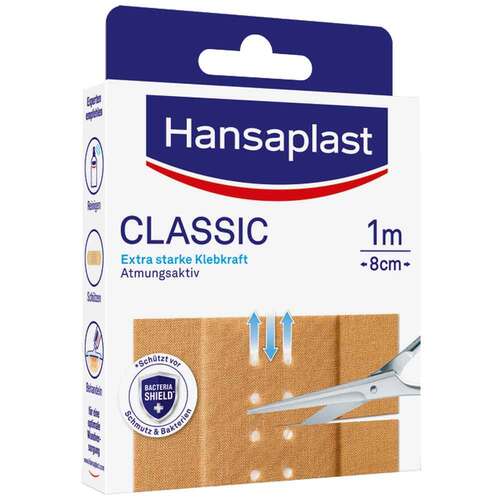 Hansaplast Classic Pflaster 8cm x1 m - 3