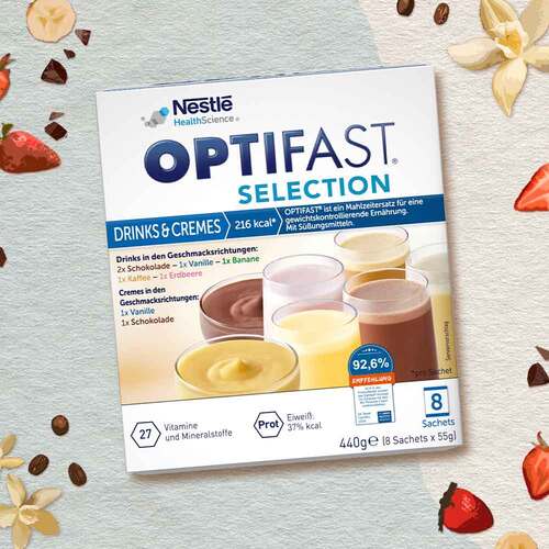 Optifast Selection Drinks &amp; Cremes Pulver - 3