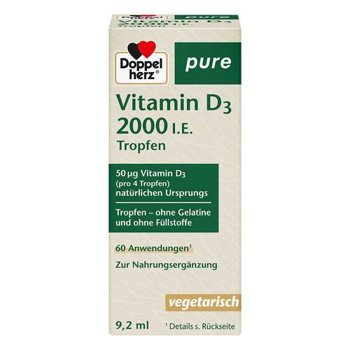 Doppelherz Vitamin D3 2000 I.E. pure Tropfen - 1
