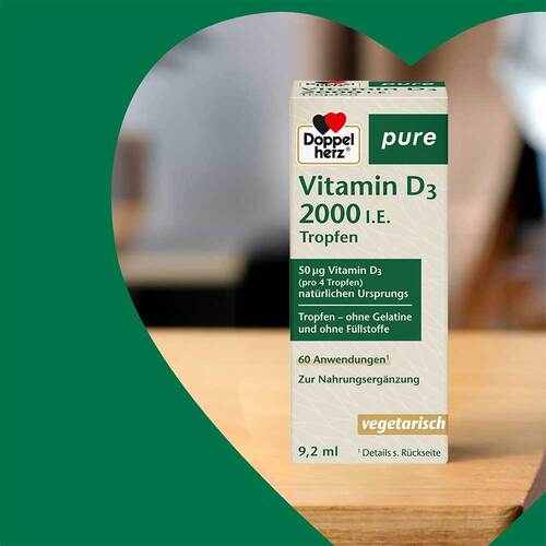Doppelherz Vitamin D3 2000 I.E. pure Tropfen - 3