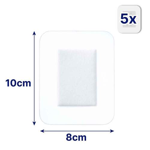 Hansaplast Aqua Protect Wundverband steril 8x10 cm - 2