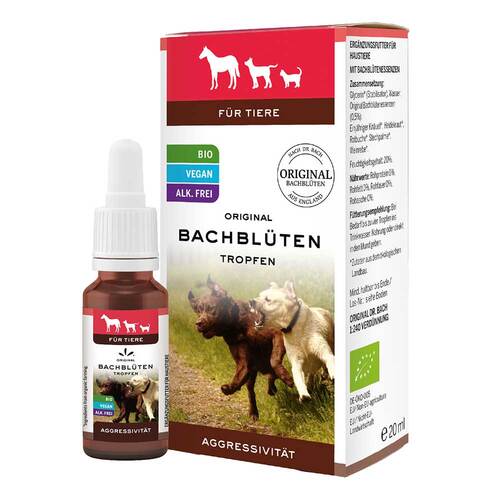 BACHBL&Uuml;TEN Tiere Tropfen Aggressivit&auml;t - 1