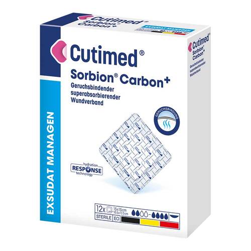 CUTIMED Sorbion Carbon Wundverb.15x15 cm steril - 1