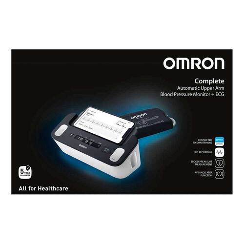 Omron Complete Oberarm Blutdruckmessger&auml;t + Ekg - 1