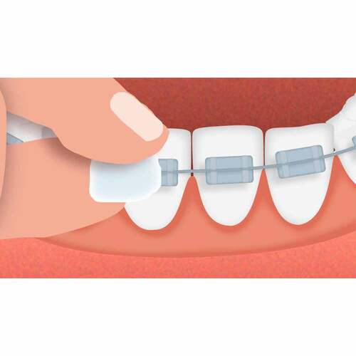 GUM ORTHO Wachs mint - 4