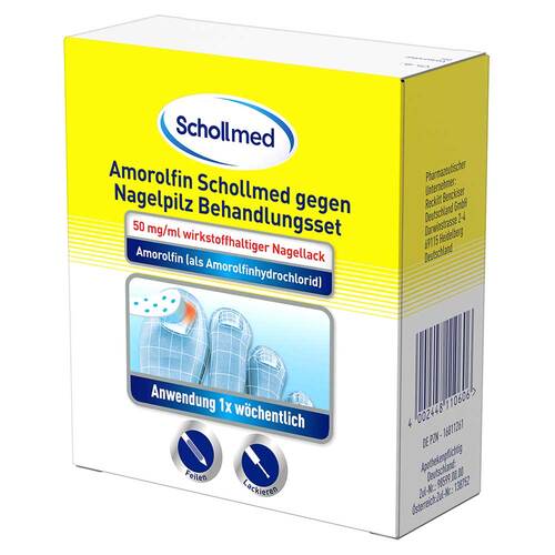 Amorolfin Schollmed gegen Nagelpilz Behandlungsset - 1