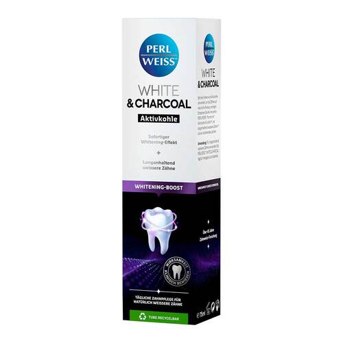 Perlweiss White &amp; Charcoal Zahncreme - 1