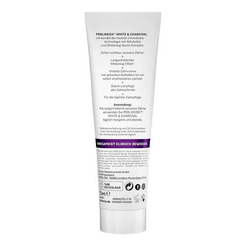 Perlweiss White &amp; Charcoal Zahncreme - 4