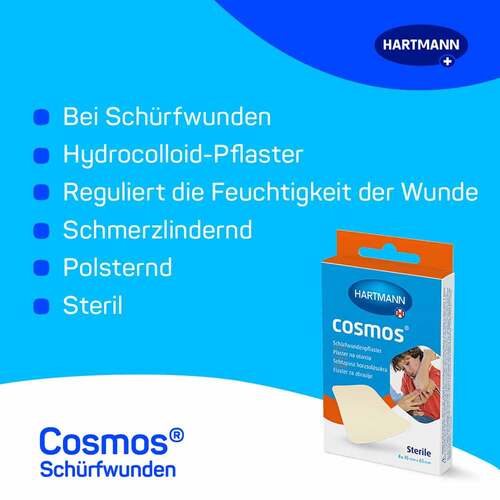 Cosmos Sch&uuml;rfwundenpflaster 4,5x6,5 cm steril - 2