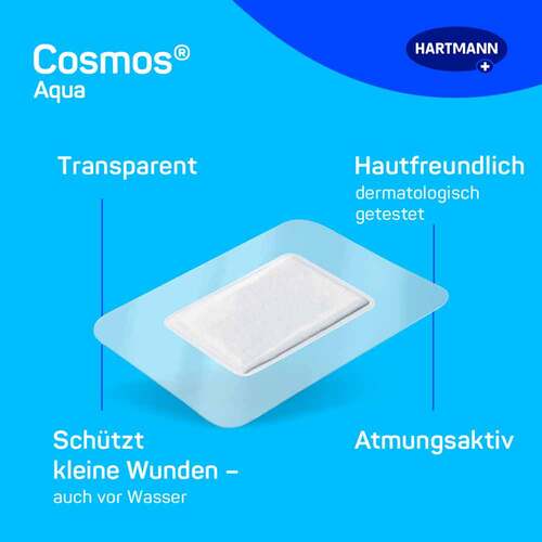 Cosmos aqua Pflasterstrips 3 Gr&ouml;&szlig;en - 3