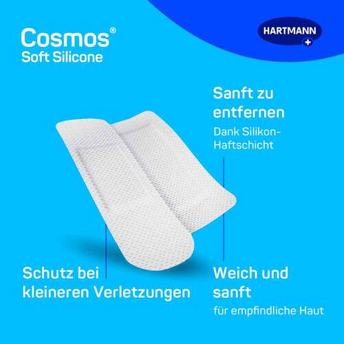 Cosmos soft silicone Pflasterstrips 2 Gr&ouml;&szlig;en - 3
