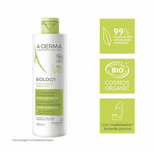 A-DERMA Biology Make-up Entfernungslotion - 2