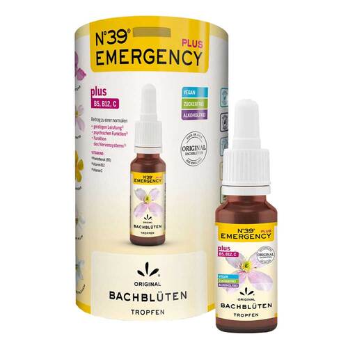 Bachbl&uuml;ten No.39 Emergency plus Tropf.zum Einnehmen - 1