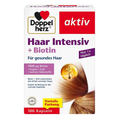 Doppelherz Haar Intensiv + Biotin Kapseln - 1