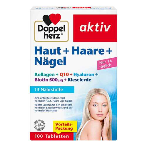 Doppelherz Haut + Haare+N&auml;gel Tabletten - 1