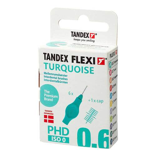Tandex Flexi Interdentalb&uuml;rste Phd 0.6 / Iso 0 turquoise - 1