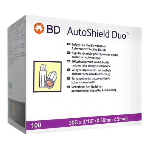 BD AUTOSHIELD Duo Sicherheits-Pen-Nadeln 5 mm - 1