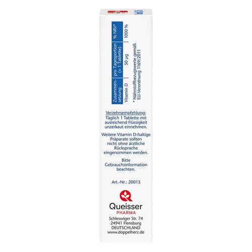 Doppelherz Vitamin D3 2000 I.E. Tabletten - 2