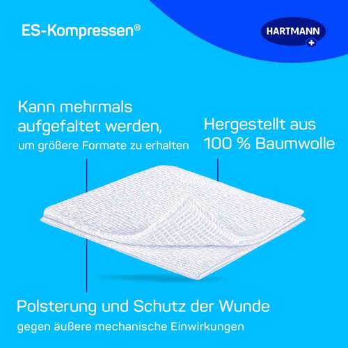 ES-Kompressen steril 10x10 cm 8fach 17f&auml;dig - 3