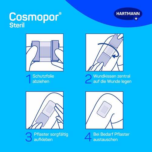 Cosmopor steril Wundverband 8x10 cm Otc - 4
