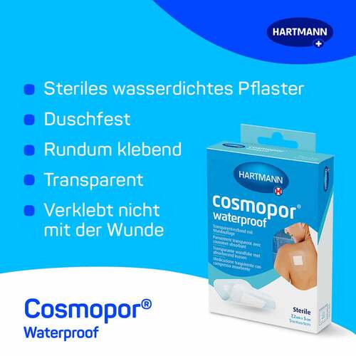 Cosmopor waterproof Wundverband 5x7,2 cm Otc - 2