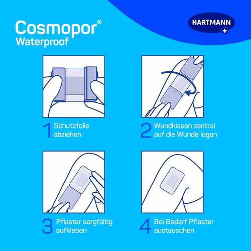Cosmopor waterproof Wundverband 5x7,2 cm Otc - 4