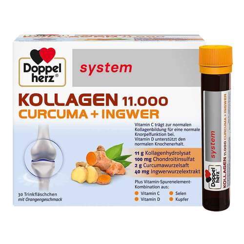 Doppelherz Kollagen 11.000 Curcuma + Ingw.system Tra - 1
