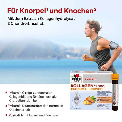 Doppelherz Kollagen 11.000 Curcuma + Ingw.system Tra - 2