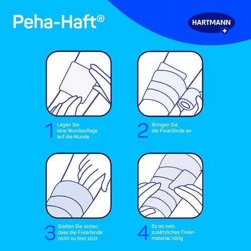 Peha-Haft Fixierbinde latexfrei 8 cmx4 m Otc - 4
