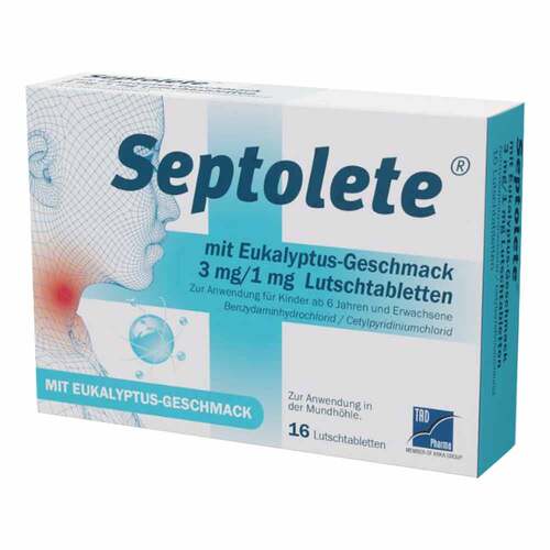 Septolete mit Eukalyptus-Geschmack 3mg / 1mg Lut.-Tab. - 1