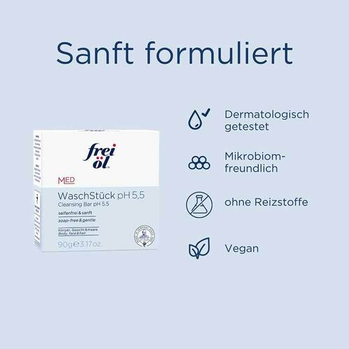 Frei &Ouml;l Waschst&uuml;ck pH 5,5 K&ouml;rper Gesicht Haare - 4