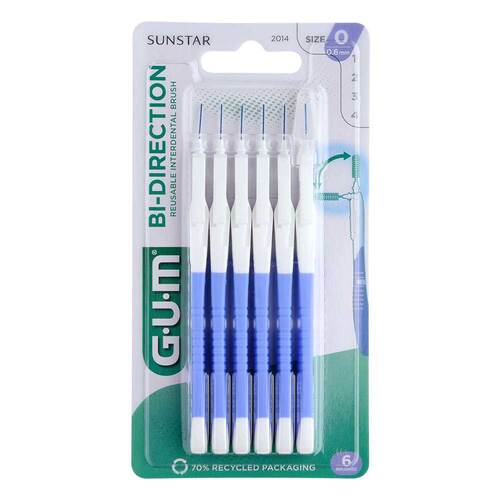 Gum BI-Direction Interdentalb&uuml;rste 0,6 mm hellblau - 1