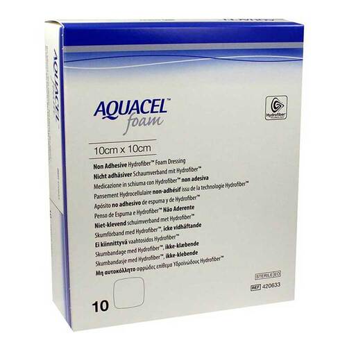 AQUACEL Foam nicht adh&auml;siv 10x10 cm Verband - 1