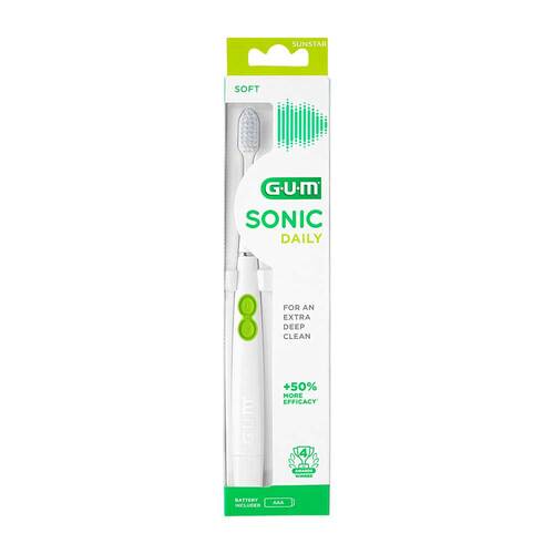 Gum Sonic Daily Schallzahnb&uuml;rste wei&szlig; - 1