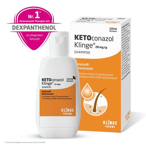 Ketoconazol Klinge 20 mg / g Shampoo - 2