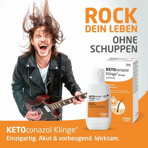 Ketoconazol Klinge 20 mg / g Shampoo - 3