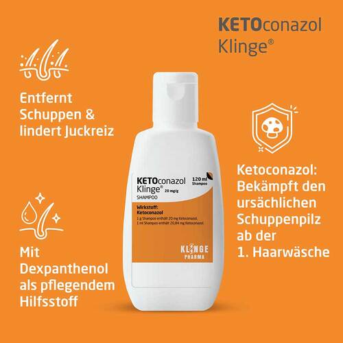 Ketoconazol Klinge 20 mg / g Shampoo - 4