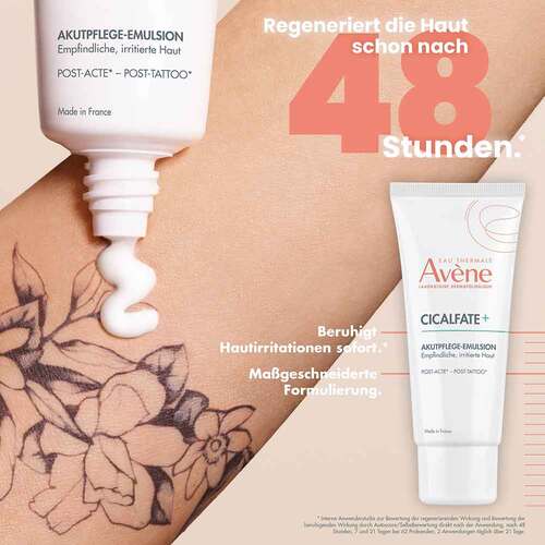 Avene Cicalfate + Akutpflege-Emul.post-acte /  -tattoo - 3