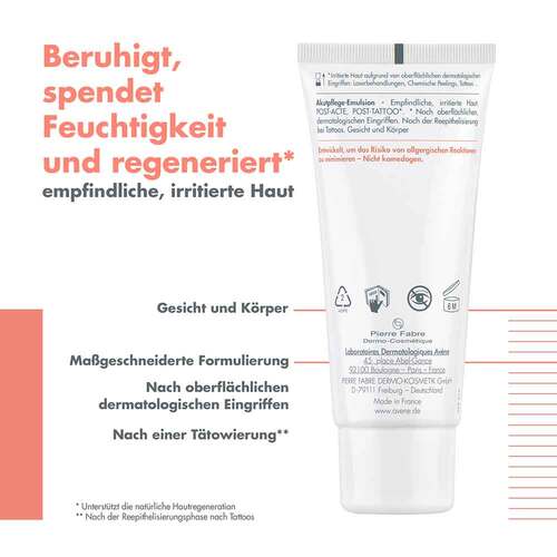 Avene Cicalfate + Akutpflege-Emul.post-acte /  -tattoo - 4