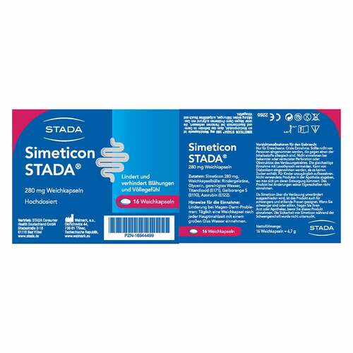 Simeticon Stada 280 mg Weichkapseln - 2