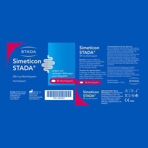 Simeticon Stada 280 mg Weichkapseln - 5