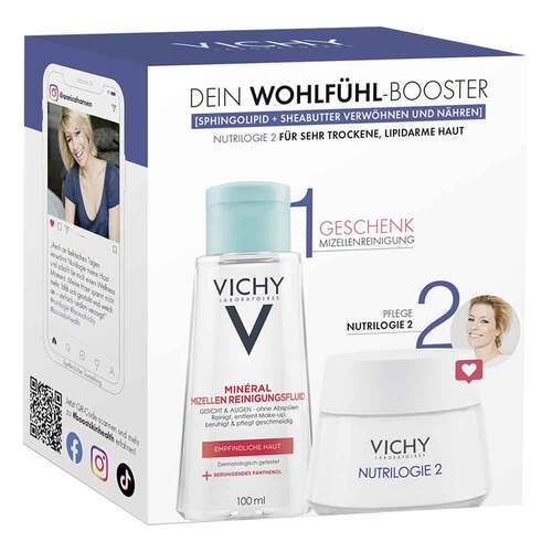 Vichy Nutrilogie 2 Cre.sehr tro.Haut + PT Miz.Coffrei  - 1