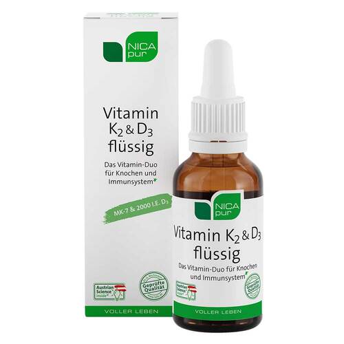 NICAPUR Vitamin K2 &amp; D3 fl&uuml;ssig - 1