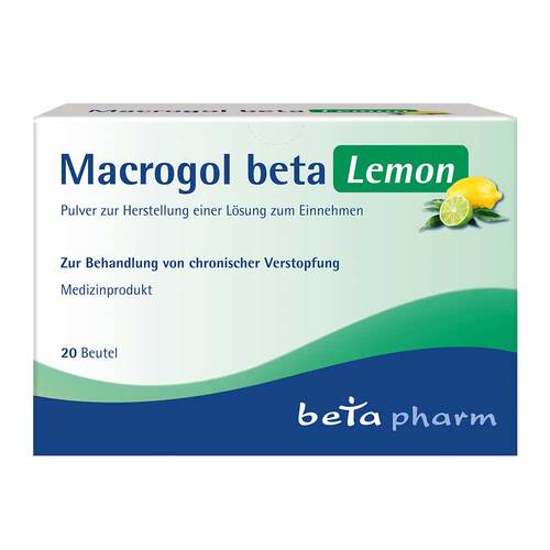 Macrogol beta Lemon Pulver zur Her.e.L&ouml;sung zum Einnehmen - 1